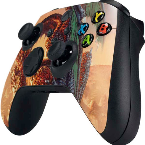 Ed Beard Jr. Bravery Misplaced Dragon and Knight Xbox Series X Controller Skin