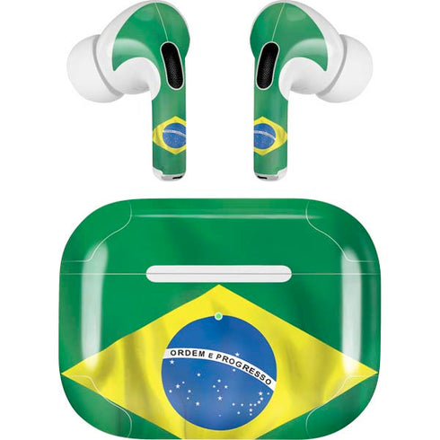 Brazil Flag AirPods Pro 2nd Gen Skin