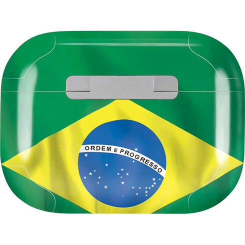 Brazil Flag AirPods Pro 2nd Gen Skin