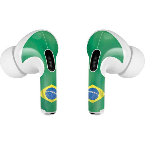 Brazil Flag AirPods Pro 2nd Gen Skin