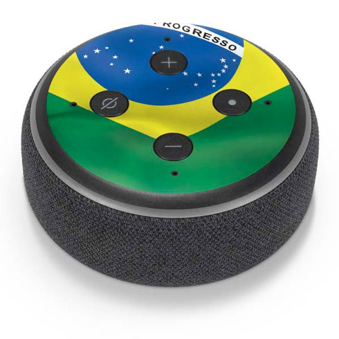 Brazil Flag Amazon Echo Dot Skin