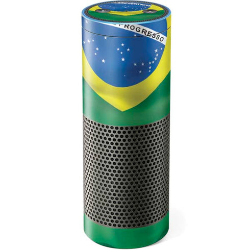 Brazil Flag Amazon Echo Skin