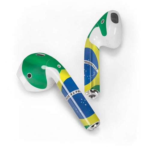 Brazil Flag Apple AirPods 2 Skin