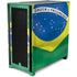 Brazil Flag Corsair 4000D Tempered Glass Mid-Tower ATX Case Skin