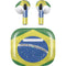 Brazil Flag Distressed Apple AirPods (3rd Gen 2021) Skin
