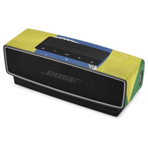 Brazil Flag Distressed Bose SoundLink Mini Speaker II Skin