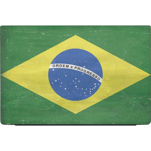 Brazil Flag Distressed Dell Vostro Skin