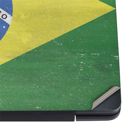 Brazil Flag Distressed Dell Vostro Skin