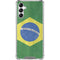 Brazil Flag Distressed Galaxy A14 5G Clear Case