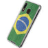 Brazil Flag Distressed Galaxy A30 Clear Case