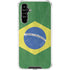 Brazil Flag Distressed Galaxy A54 5G Clear Case