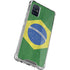 Brazil Flag Distressed Galaxy A71 5G Clear Case
