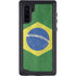 Brazil Flag Distressed Galaxy Note 10 Waterproof Case