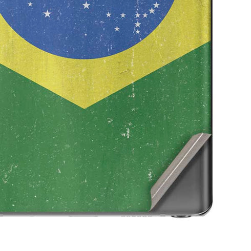 Brazil Flag Distressed Galaxy Note20 5G Skin