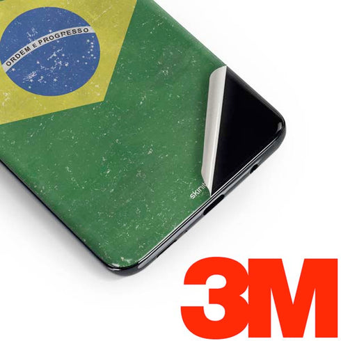 Brazil Flag Distressed Galaxy S10e Skin