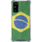 Brazil Flag Distressed Galaxy S20 FE Clear Case