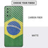 Brazil Flag Distressed Galaxy S20 Skin