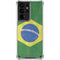 Brazil Flag Distressed Galaxy S21 Ultra 5G Clear Case