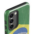 Brazil Flag Distressed Galaxy S23 Plus Pro Case
