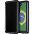 Brazil Flag Distressed Galaxy S23 Plus Waterproof Case