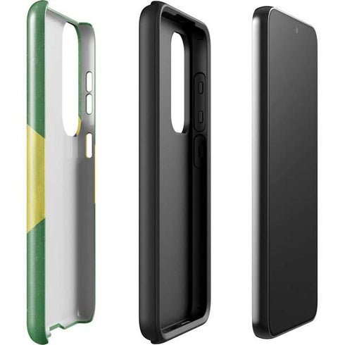 Brazil Flag Distressed Galaxy S23 Pro Case