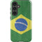 Brazil Flag Distressed Galaxy S24 Impact Case