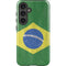 Brazil Flag Distressed Galaxy S24 Plus Impact Case