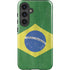 Brazil Flag Distressed Galaxy S24 Plus Impact Case