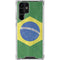 Brazil Flag Distressed Galaxy S24 Ultra Clear Case