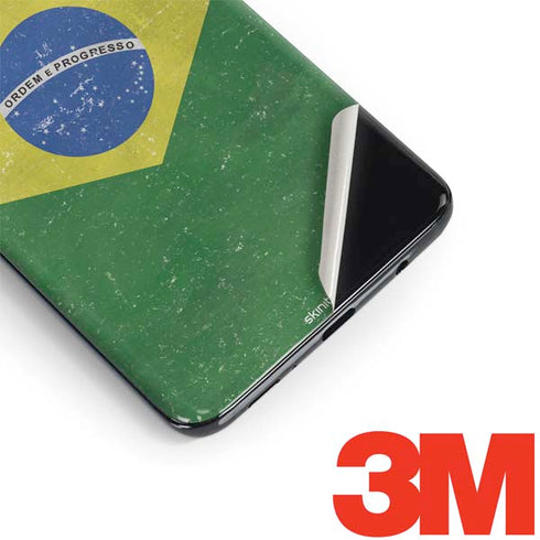Brazil Flag Distressed Galaxy S9 Plus Skin