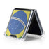 Brazil Flag Distressed Galaxy Z Flip5 5G Clear Case