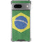 Brazil Flag Distressed Google Pixel 8 Clear Case