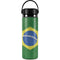 Brazil Flag Distressed Hydro Flask 20oz Wide Mouth Skin