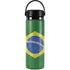 Brazil Flag Distressed Hydro Flask 20oz Wide Mouth Skin