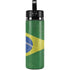 Brazil Flag Distressed Hydro Flask 20oz Wide Mouth Skin