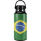 Brazil Flag Distressed Hydro Flask 32oz Wide Mouth Skin