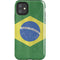 Brazil Flag Distressed iPhone 11 Impact Case