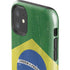 Brazil Flag Distressed iPhone 11 Impact Case