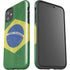 Brazil Flag Distressed iPhone 11 Impact Case
