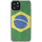 Brazil Flag Distressed iPhone 11 Pro Clear Case