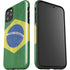 Brazil Flag Distressed iPhone 11 Pro Max Impact Case