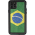 Brazil Flag Distressed iPhone 11 Pro Max Waterproof Case