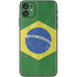 Brazil Flag Distressed iPhone 11 Skin