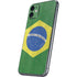 Brazil Flag Distressed iPhone 11 Skin