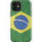 Brazil Flag Distressed iPhone 12 Impact Case