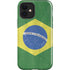Brazil Flag Distressed iPhone 12 Impact Case