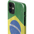 Brazil Flag Distressed iPhone 12 Mini Lite Case