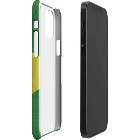 Brazil Flag Distressed iPhone 12 Mini Lite Case