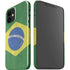 Brazil Flag Distressed iPhone 12 Mini Lite Case