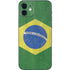 Brazil Flag Distressed iPhone 12 Skin